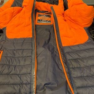 Worn once or twice the most. Great for all kinds of weather